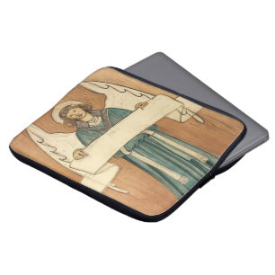 Vintage-Victorian-Engel von William Morris Laptopschutzhülle