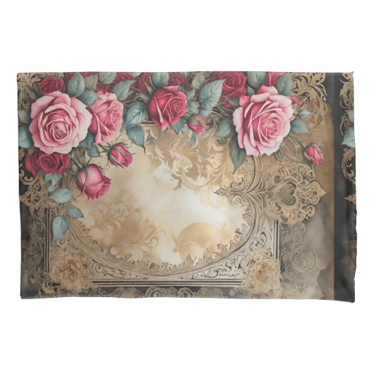 Vintage Victorian Kissenbezug (Vorderseite)