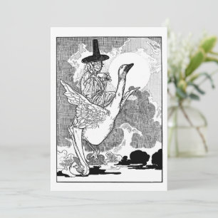 Vintage-Victorian-Mutter-Gans von Charles Robinson Einladung