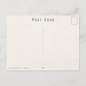 Vintage Victorian Spring Postcard Postkarte (Rückseite)