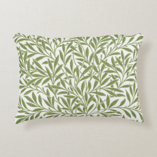 Vintage Victorian Weidenblätter von William Morris Dekokissen