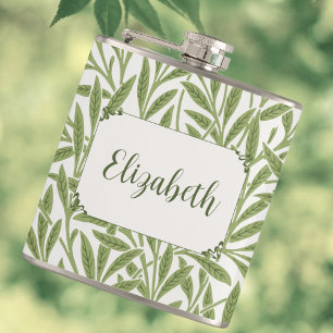 Vintage Victorian Weidenblätter von William Morris Flachmann