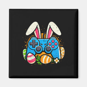 Vintage-Videospielcontroller Osterhase Gamer Bo Magnet