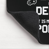 Vintage Videospiele Spaß PC Console Gamer Geek Mousepad (Ecke)