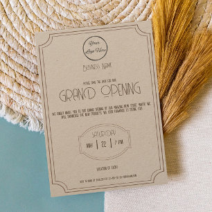 Vintage, vielseitige Boutique Einladung