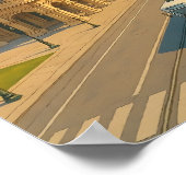 Vintage Vienna Austria Travel Poster (Ecke)