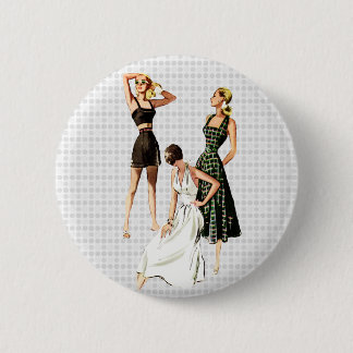 Vintage Vierzigerjahre Sommer-Moden Button