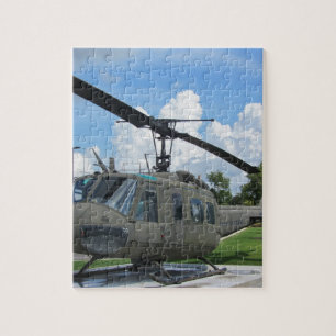 Vintage Vietnam Uh-1 Huey Militärhubschrauber Puzzle