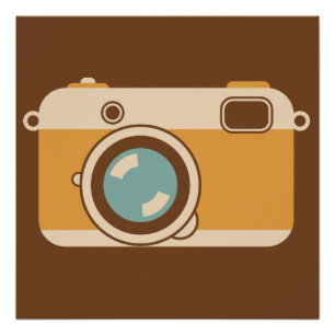 Vintage Viewfinder-Kamera Poster