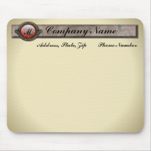 Vintage Viktorianisch-Fibel Monogram Mousepad
