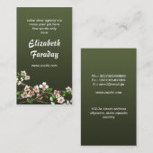 Vintage viktorianische antike Art-Geschäfts-Karten Visitenkarte (Vorne/Hinten)