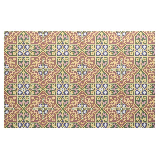Vintage Viktorianische Ära 1870 Muster Stoff (Fat Quarter (45,7 x 55,9 cm))
