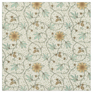 Vintage Viktorianische Ära 1875 Blumenmuster Stoff