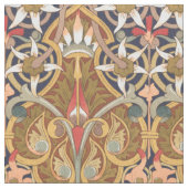 Vintage Viktorianische Ära 1877 Blumenmuster Stoff (Nahaufnahme)
