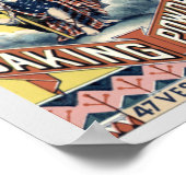 Vintage Viktorianische Ära Amerika Backpulver Ad Poster (Ecke)