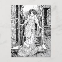 Vintage Viktorianische Ära Die Dame von Shalott