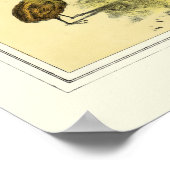 Vintage Viktorianische Ära-Fasanenfamilie Poster (Ecke)