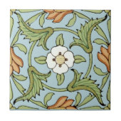 Vintage Viktorianische Ära Französisches Blumenmus Fliese (Vorderseite)