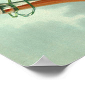 Vintage Viktorianische Ära Frauen auf Champagnerfl Poster (Ecke)