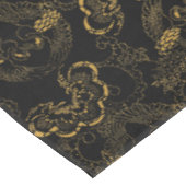 Vintage Viktorianische Ära japanisches Cranpaare M Tischdecke (Schrägansicht)