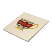 Vintage Viktorianische Ära Teebedeckungen Design K Fliese (Seite)