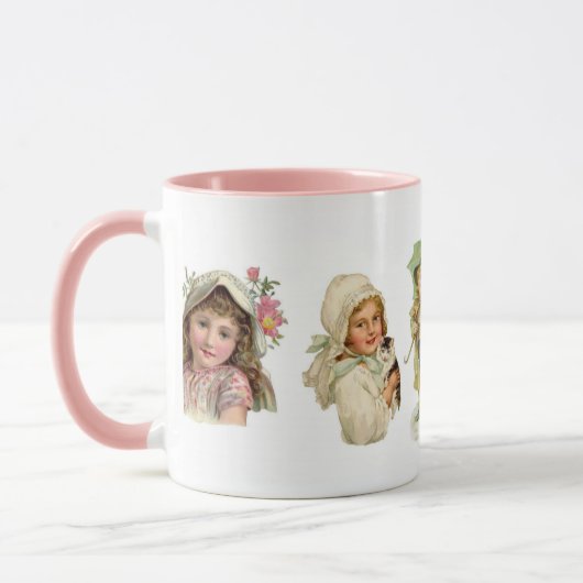 Vintage Viktorianische Art Kinder Tasse (Links)