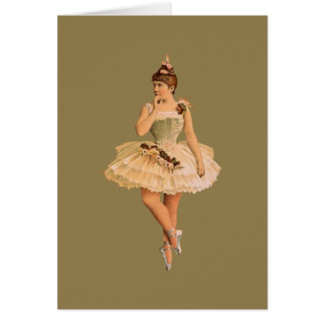 Vintage viktorianische Ballerina (Vorne)