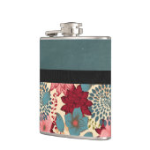 Vintage viktorianische Blumen Flachmann (Links)