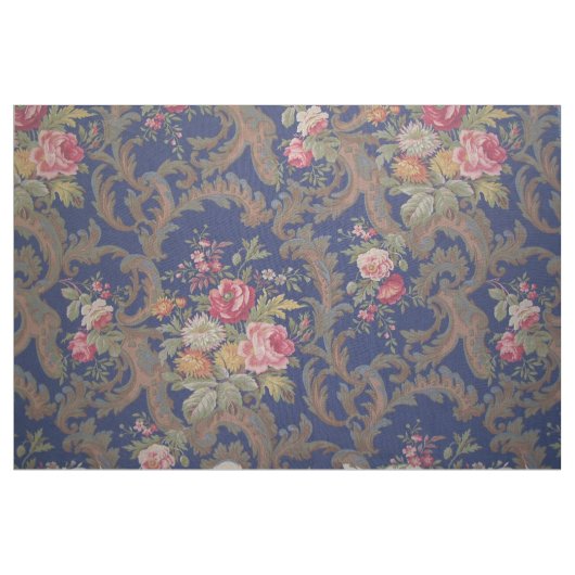 Vintage Viktorianische Blumenstoffe Stoff (Yard (91,4 cm))