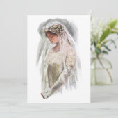 Vintage Viktorianische Braut mit Bible Harrison Fi (Stehend Vorderseite)