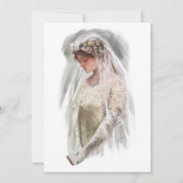 Vintage Viktorianische Braut mit Bible Harrison Fi