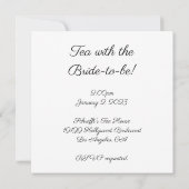 Vintage Viktorianische Bridal Dankeschön-Karte Dankeskarte (Rückseite)