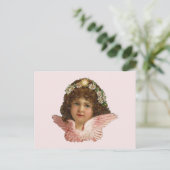 VINTAGE VIKTORIANISCHE CHERUB-POSTCARD POSTKARTE (Stehend Vorderseite)