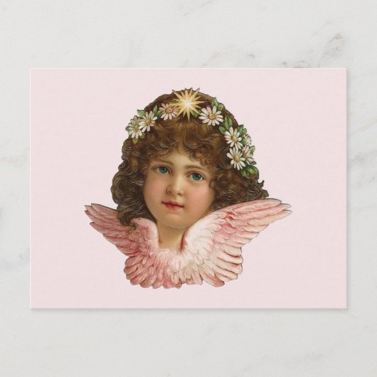 VINTAGE VIKTORIANISCHE CHERUB-POSTCARD POSTKARTE (Vorderseite)