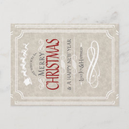 "VINTAGE VIKTORIANISCHE CHRISTMAS" Postkarte