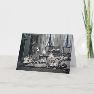 Vintage Viktorianische Creepe Krampus Weihnachtska Feiertagskarte