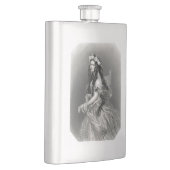 Vintage viktorianische Dame Flask Flachmann (Rechts)