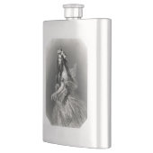 Vintage viktorianische Dame Flask Flachmann (Links)