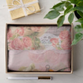 Vintage viktorianische Dame und Birdcage. Seidenpapier (Geschenk)