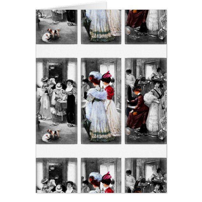 Vintage viktorianische Damen (Vorne)