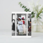 Vintage viktorianische Damen Postkarte (Stehend Vorderseite)