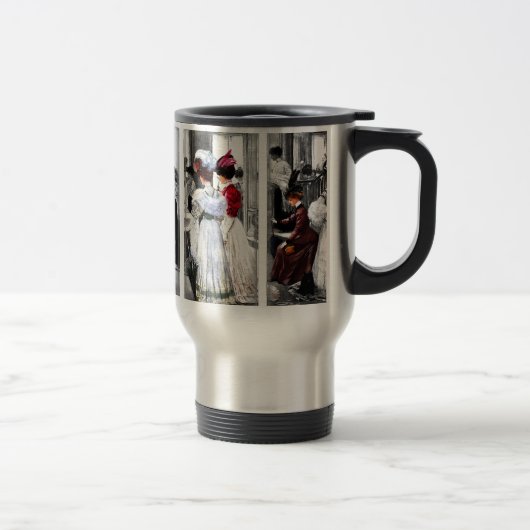 Vintage viktorianische Damen Reisebecher (Rechts)