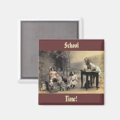 Vintage Viktorianische Dollars Schulzeit Kühlschra Magnet (Vorderseite/Rückseite)