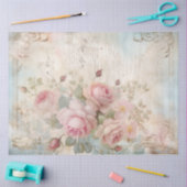 Vintage Viktorianische ephemera errush Rose chic Seidenpapier (Basteln)