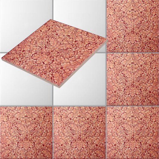 Vintage Viktorianische Era Akanthus-Muster Fliese