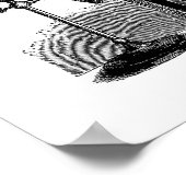 Vintage Viktorianische Era Dentist Illustration Poster (Ecke)