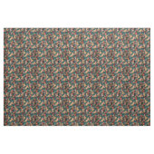 Vintage Viktorianische Era Floral Chintz Stoff (Yard (91,4 cm))