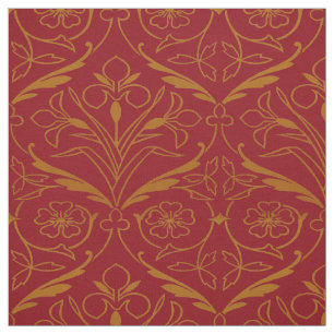 Vintage Viktorianische Era Thomas Crane Blumenmust Stoff