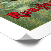 Vintage Viktorianische Era Toothpaste Ad Poster (Ecke)