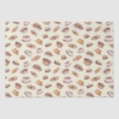 Vintage Viktorianische Extravagante Kuchen und Süß Seidenpapier (Vorderseite)